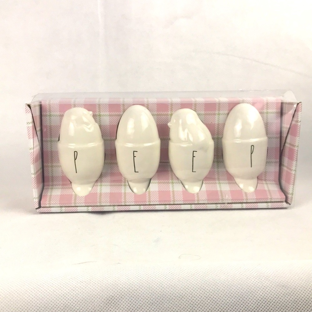 Rae Dunn by Magenta Ceramic Chicks - Set of 4 (PEEP)